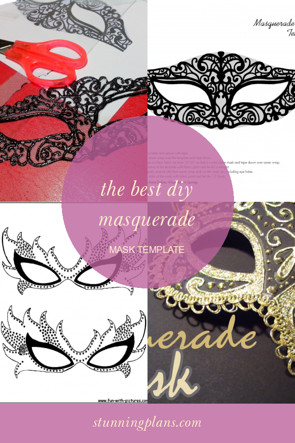 The Best Diy Masquerade Mask Template Home, Family, Style and Art Ideas